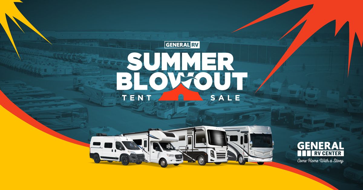 Summer Blowout Tent Sale