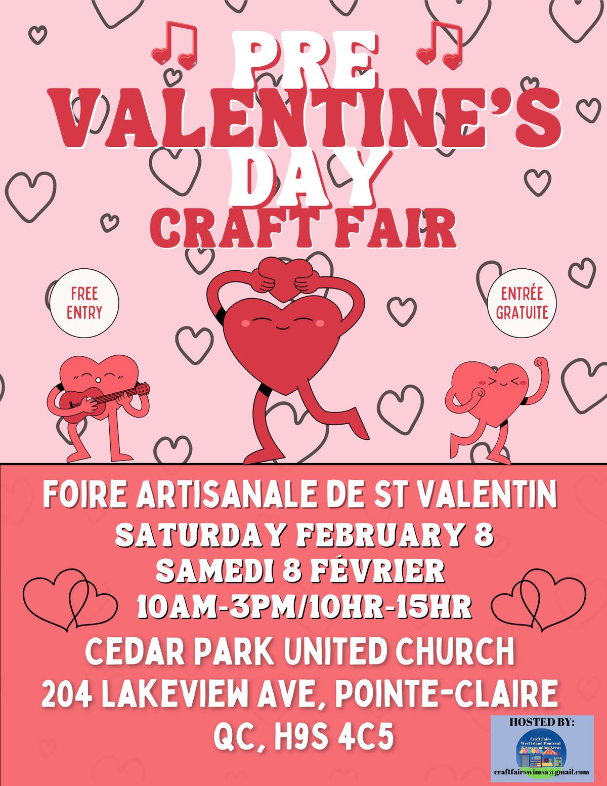 PRE Valentine's Day Craft Fair \/ Foire Artisanale de St Valentin 