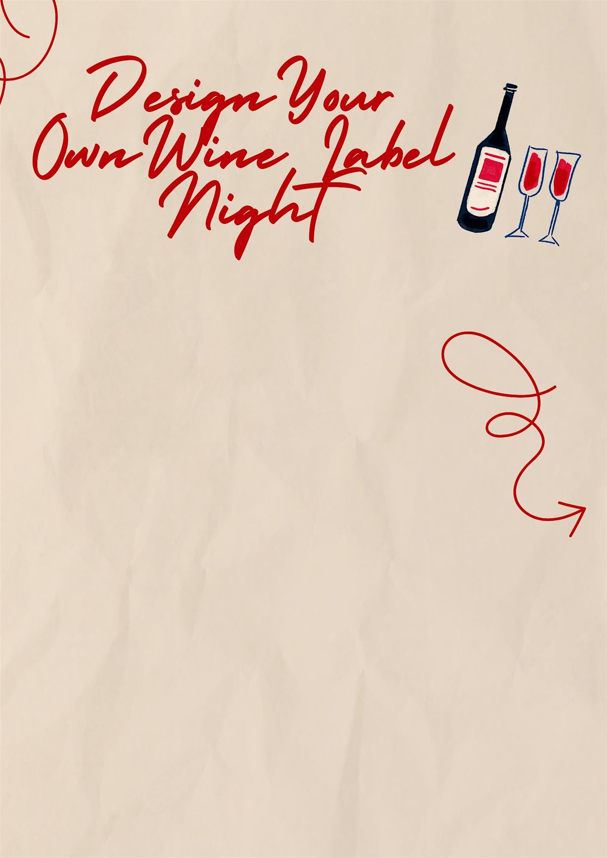 Design Your Own Wine Label Night