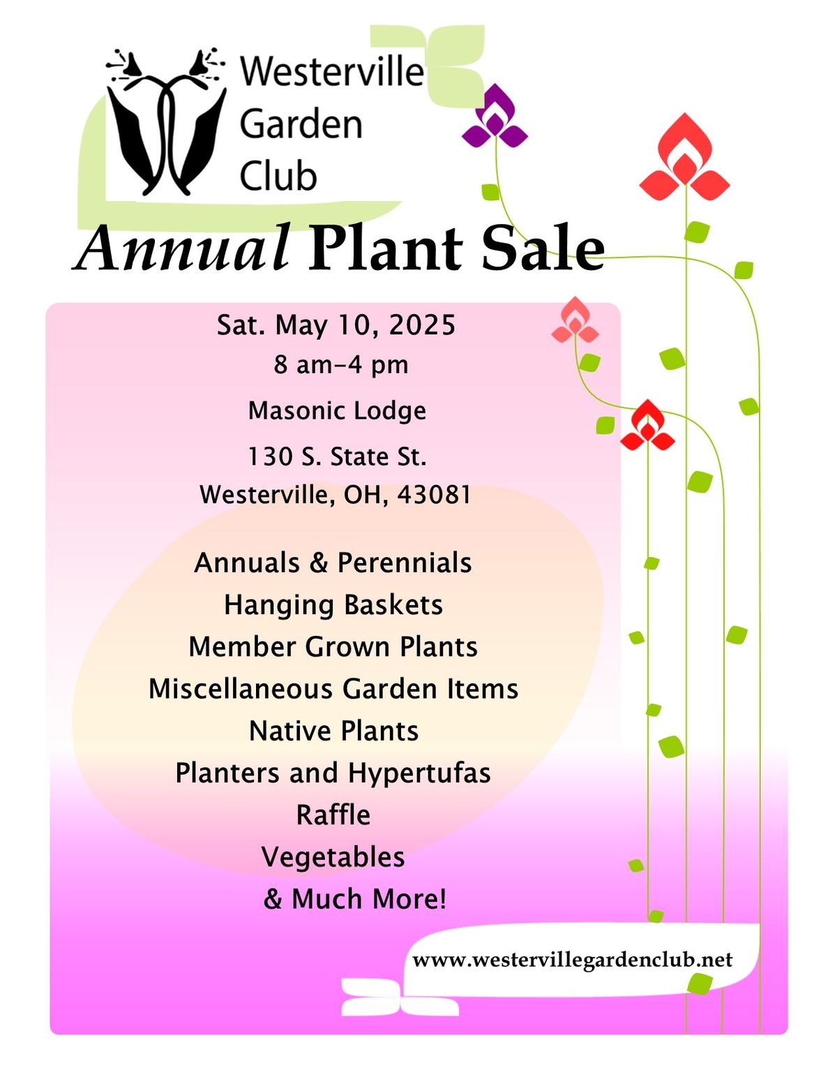 Westerville Garden Club Plant Sale