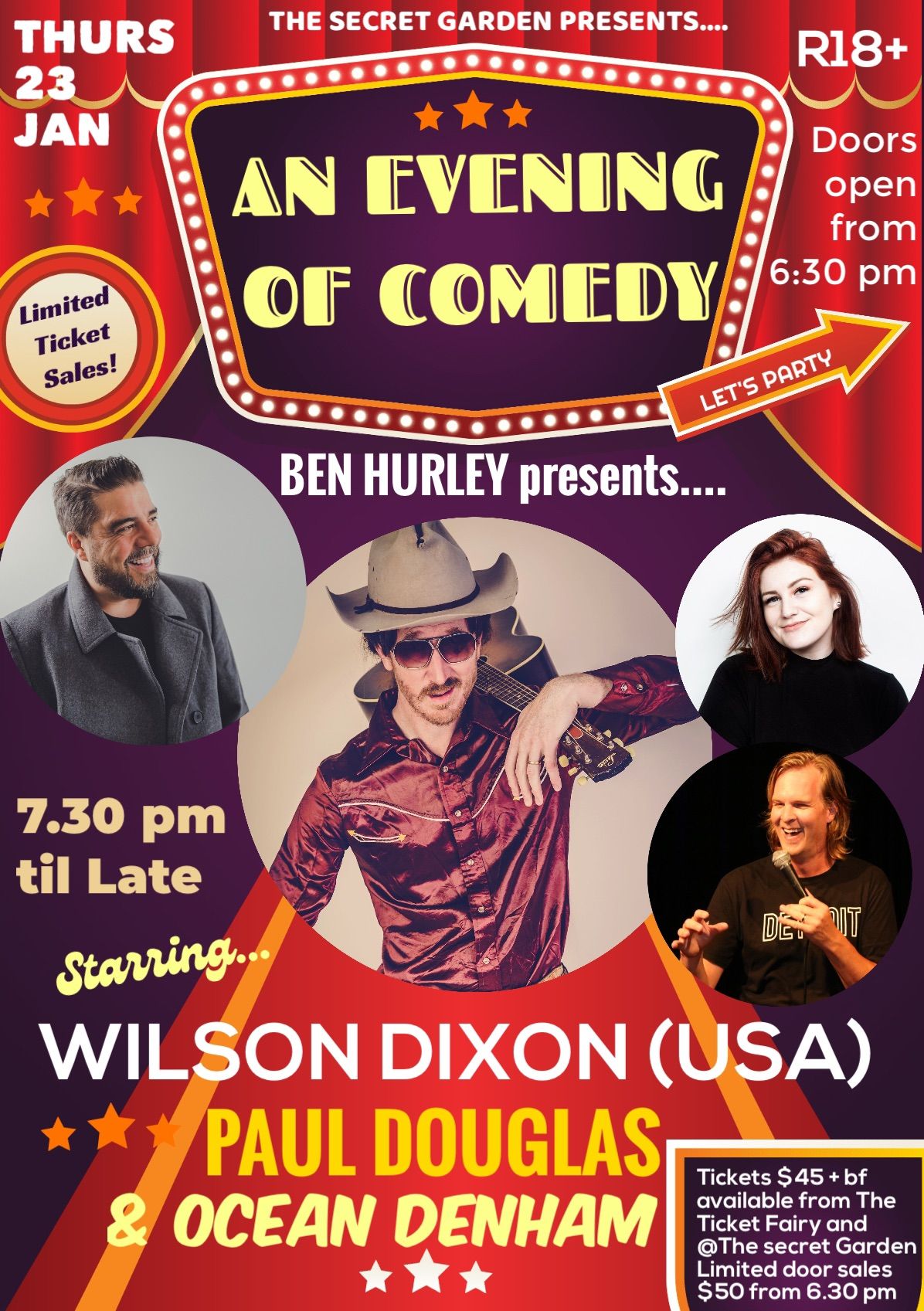 An evening of comedy