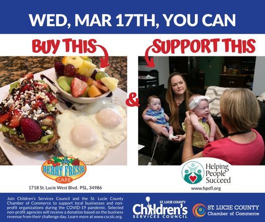 Berry Fresh Helping People Succeed Challenge Berry Fresh Cafe Psl Port Saint Lucie 17 March 21 Berry Fresh Helping People Succeed Challenge Berry Fresh Cafe Psl Port Saint Lucie 17 March 21