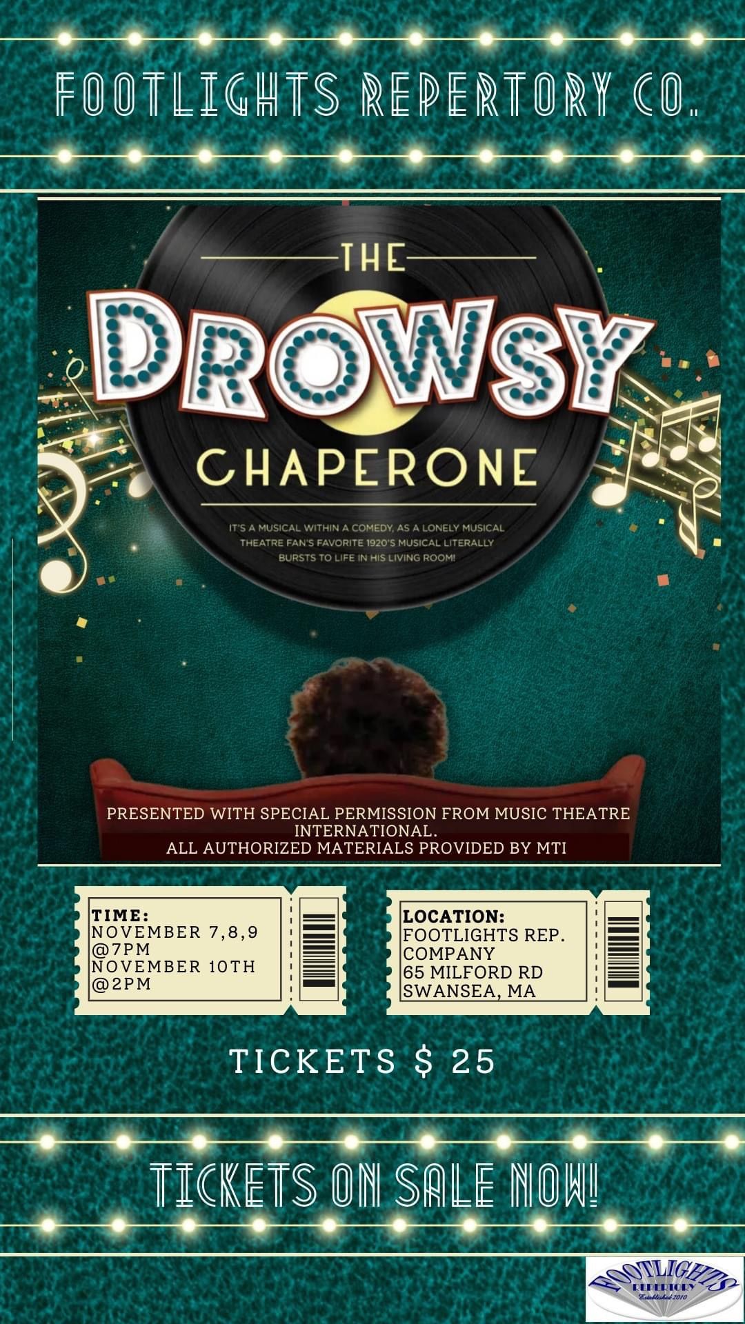 Footlights Rep Presents The Drowsy Chaperone