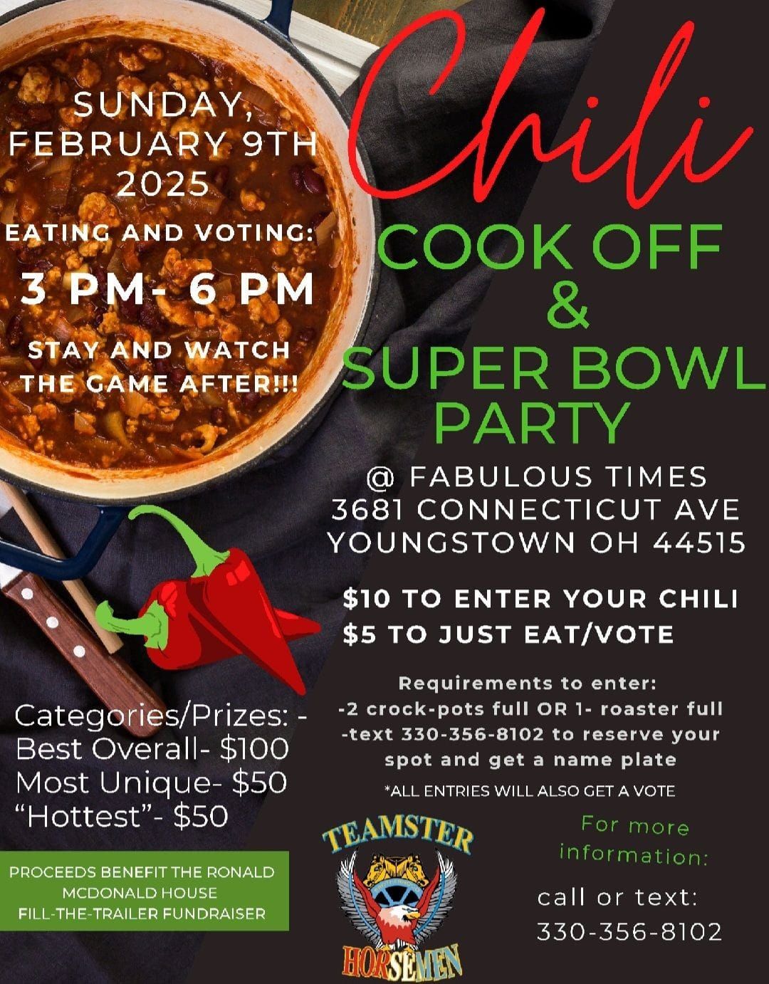 THMA Annual Chili Cook-Off