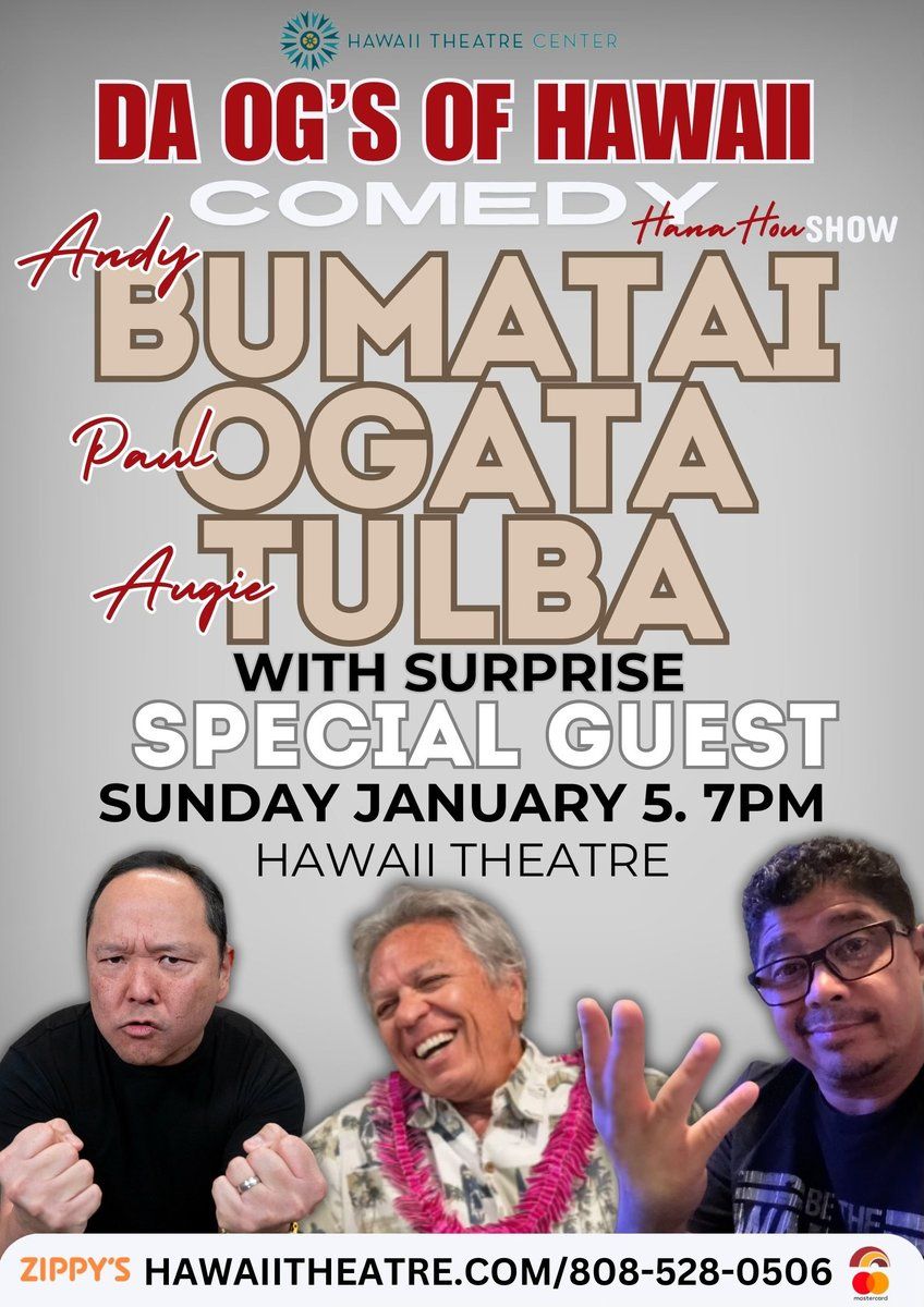 Andy Bumatai at Hawaii Theatre Center