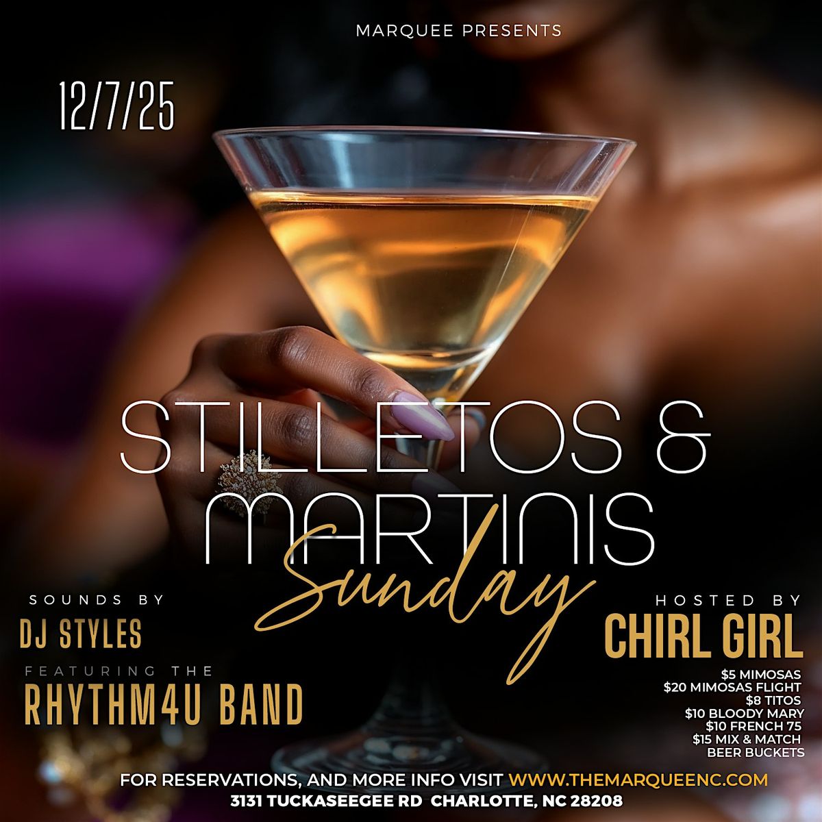 Live Music Charlotte - Stiletto & Martini Sunday