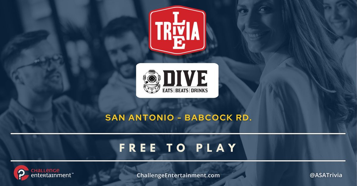 Live Trivia Nights at the Dive Restaurant & Bar