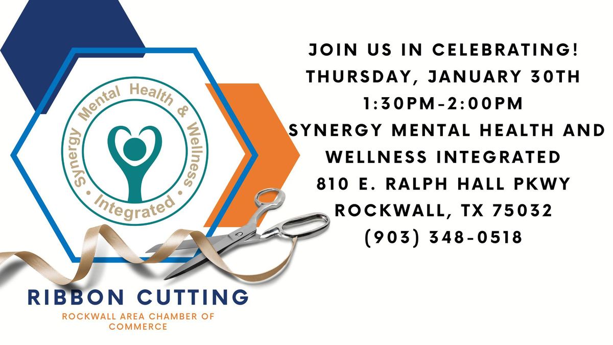 Ribbon Cutting - Synergy Mental Health and Wellness Integrated