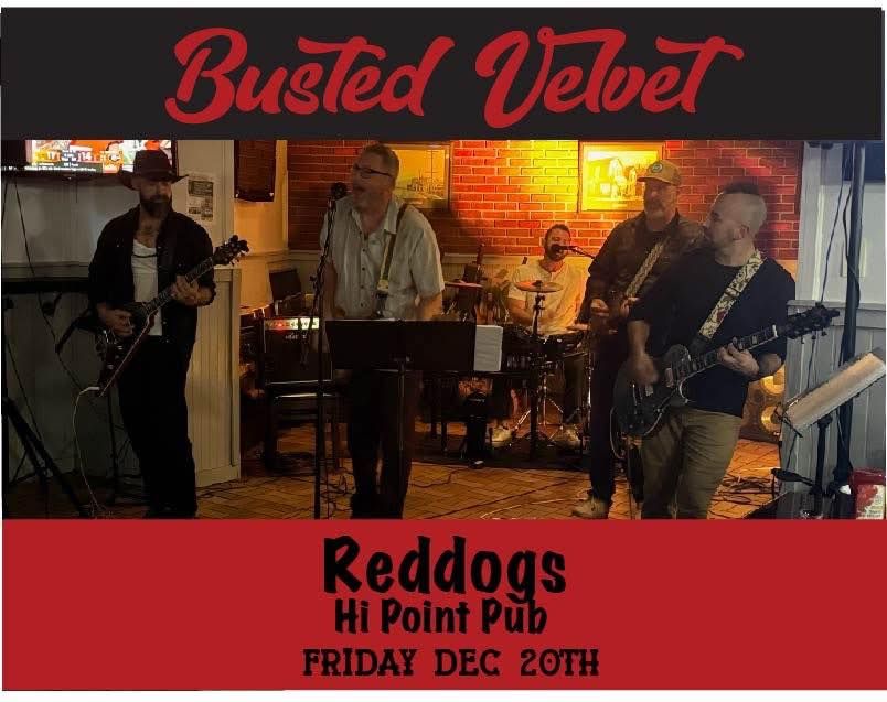 Busted Velvet live at Reddogs Hi Point Pub 