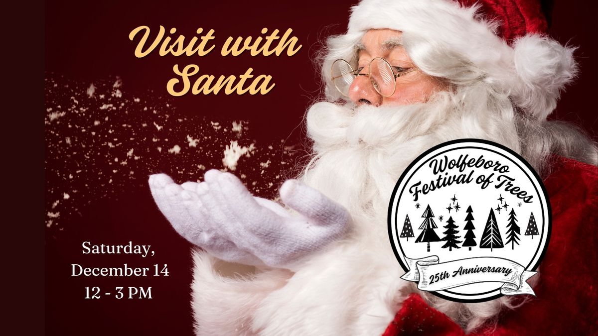 Wolfeboro Festival of Trees - Visit & Photos with Santa!