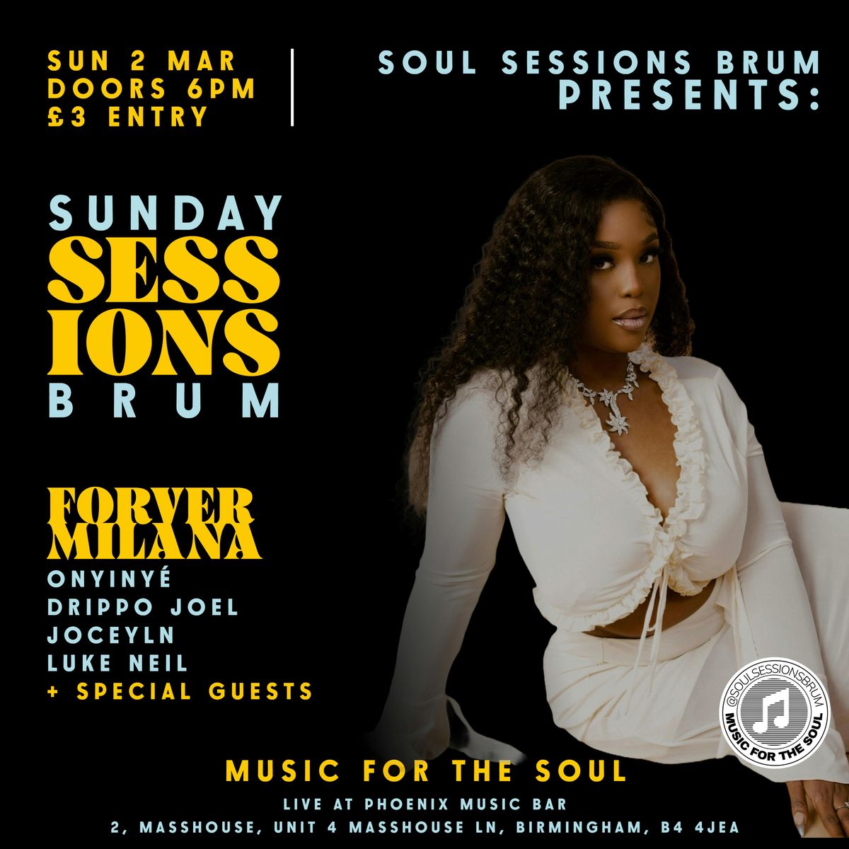 Sunday Soul Sessions at Phoenix Bar: Feat Drippo Joel, Onyinye, Forevermilana, Jocelyn,  and Luke Neil