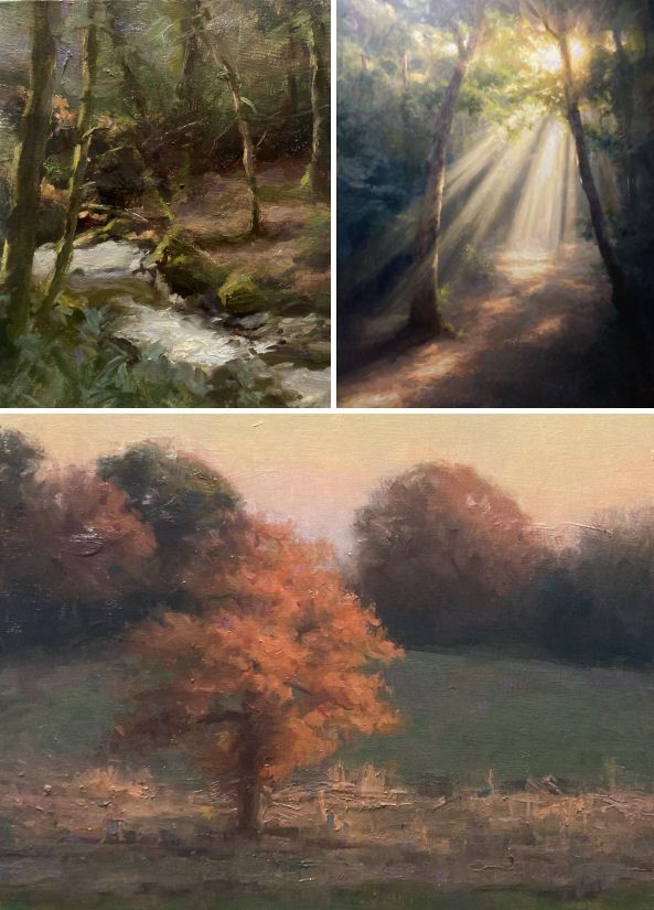 Painting trees in the landscape \/ the forest in oils with artist Jacob Gourley: \u00a370