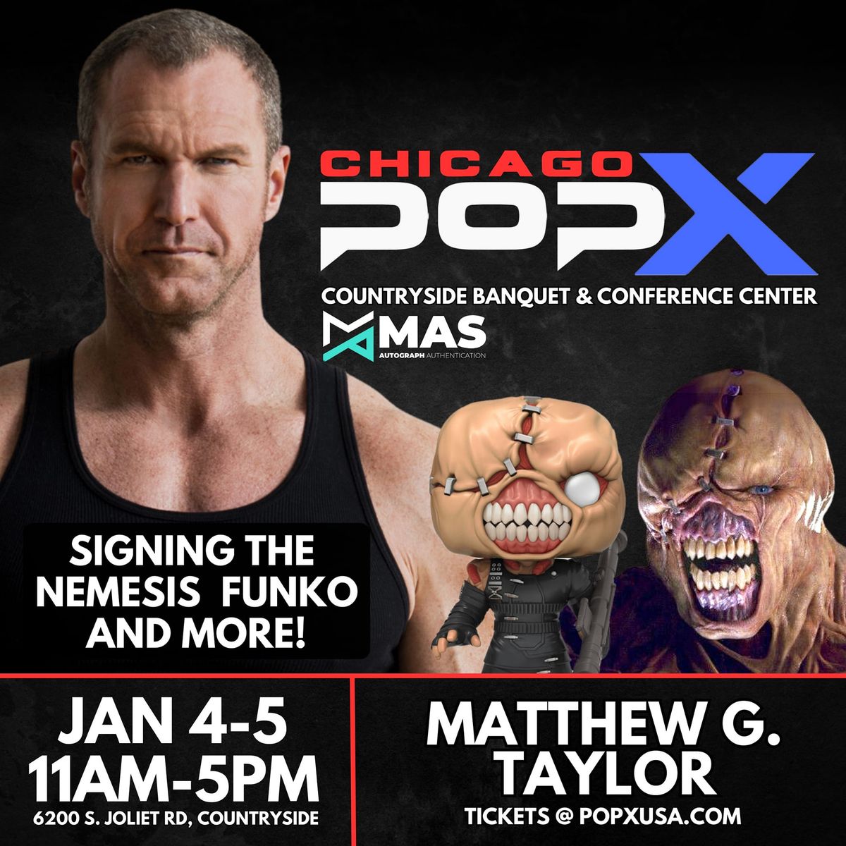 Matthew G. Taylor (Nemesis) Signing Event @ POPX Chicago