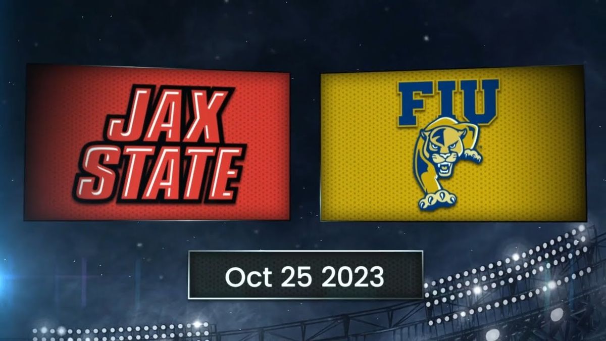 Jacksonville State Gamecocks at Florida International Panthers Football at Pitbull Stadium
