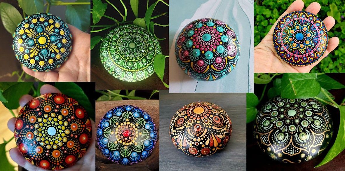 Mandala Stone Workshop  by Hope Rocks Studio