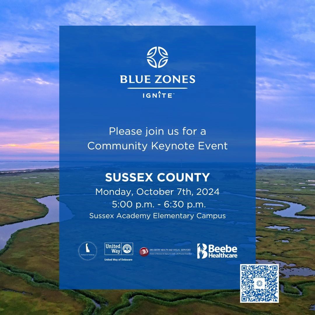 Blue Zones Ignite Sussex County Community Kickoff