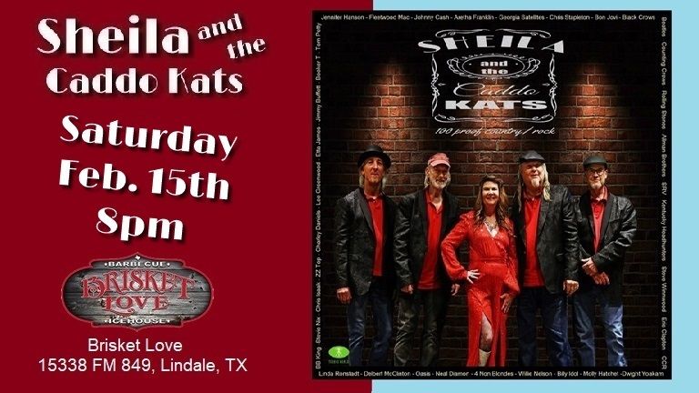 Brisket Love is proud to present Sheila And The Caddo Kats!