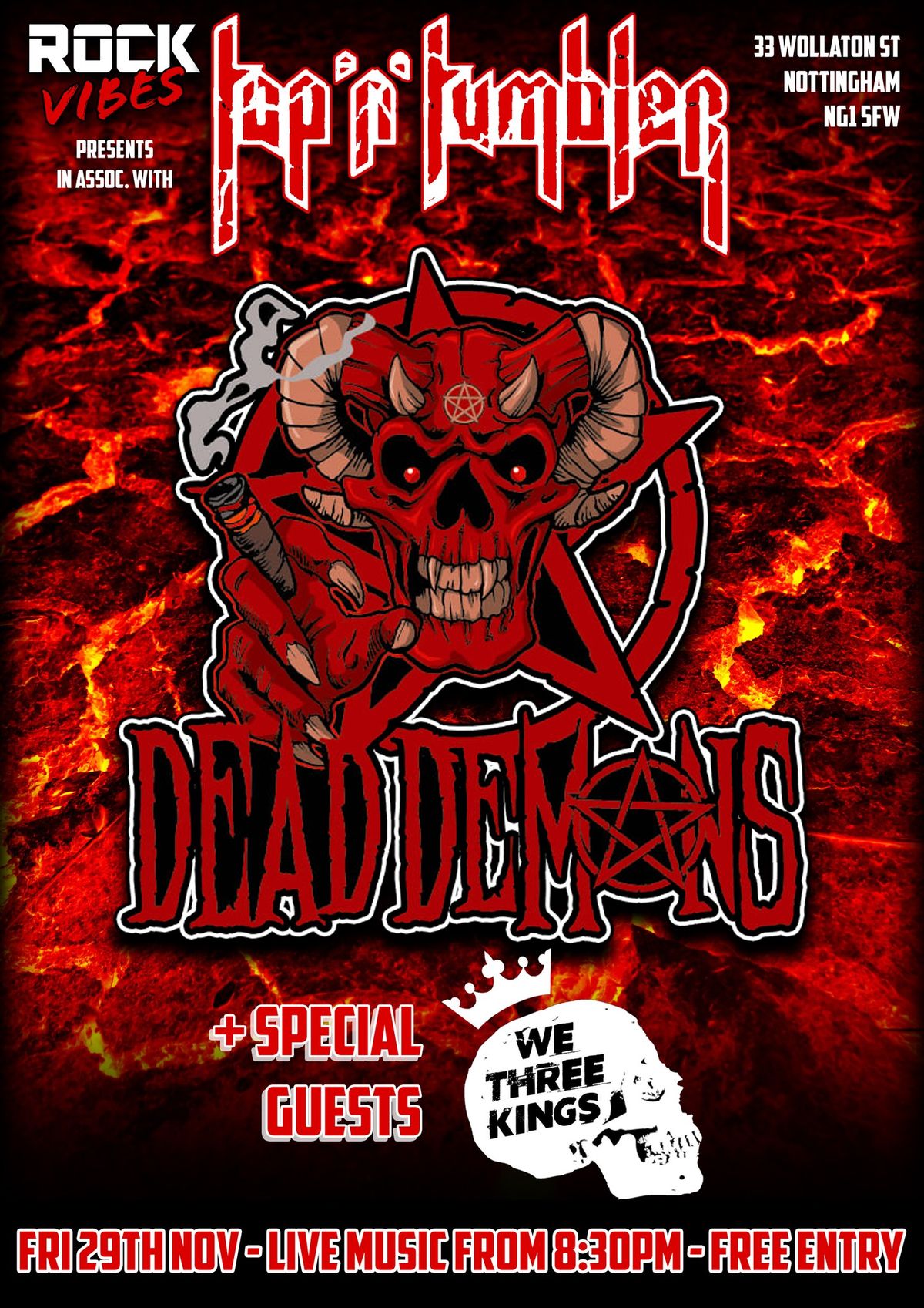 DEAD DEMONS + WE THREE KINGS