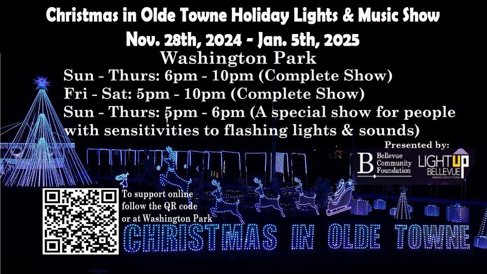 Christmas in Olde Towne Holiday Lights & Music Show