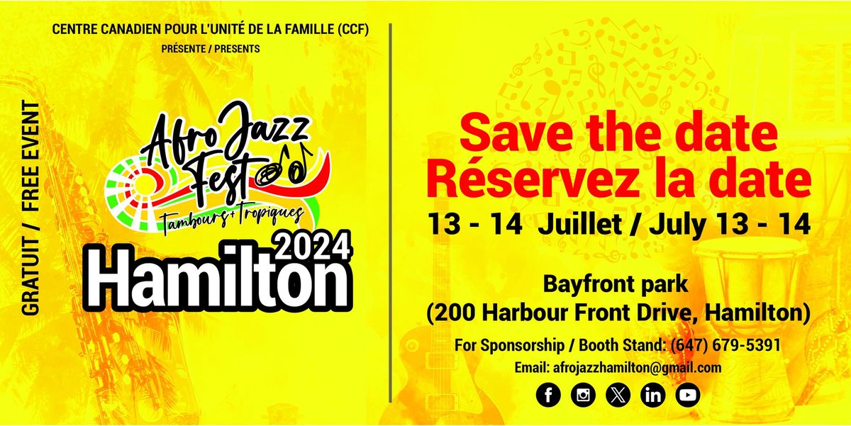 AfroJazz FEST - Hamilton