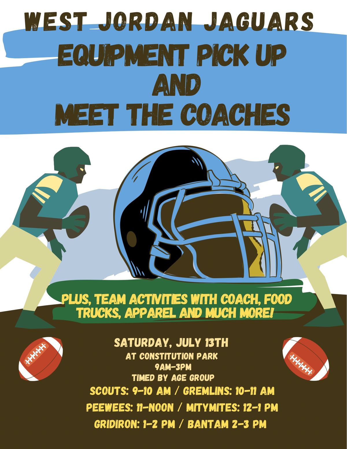 Equipment Pick Up\/Meet The Coaches Fundraiser Event