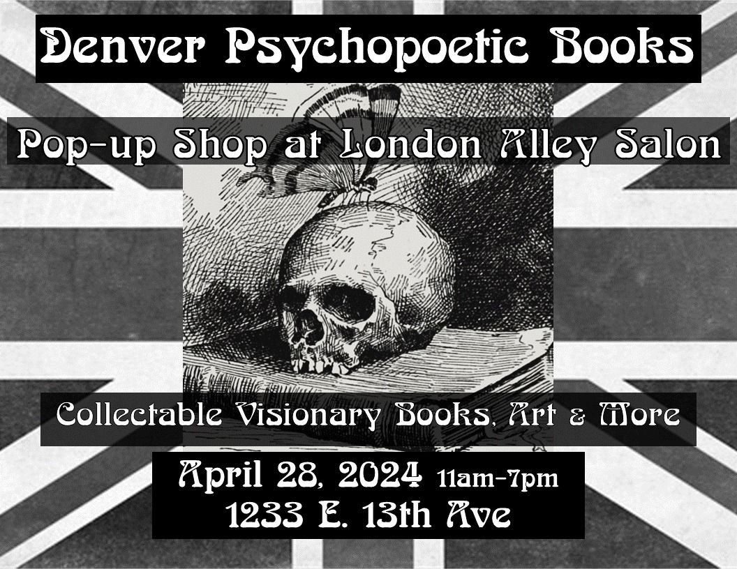 Denver Psychopoetic Books Pop-up Shop at London Alley Salon