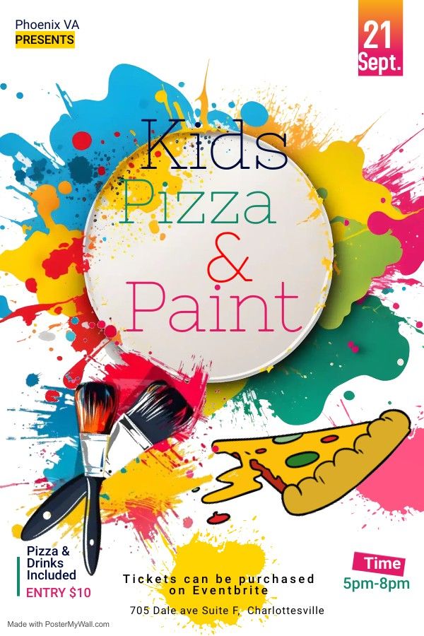 Kids Pizza and Paint