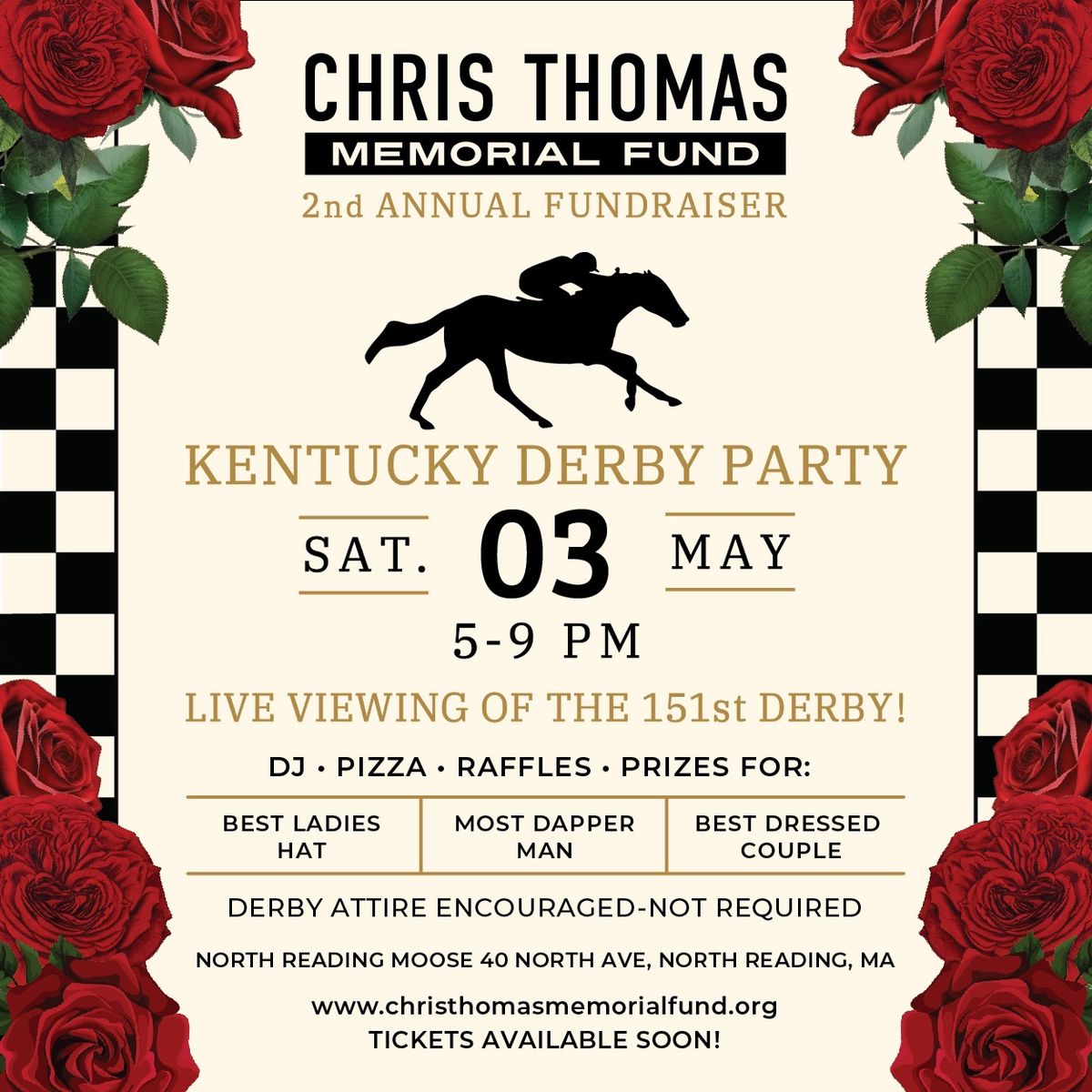 The 2nd Annual Chris Thomas Memorial Fund Kentucky Derby Fundraiser 