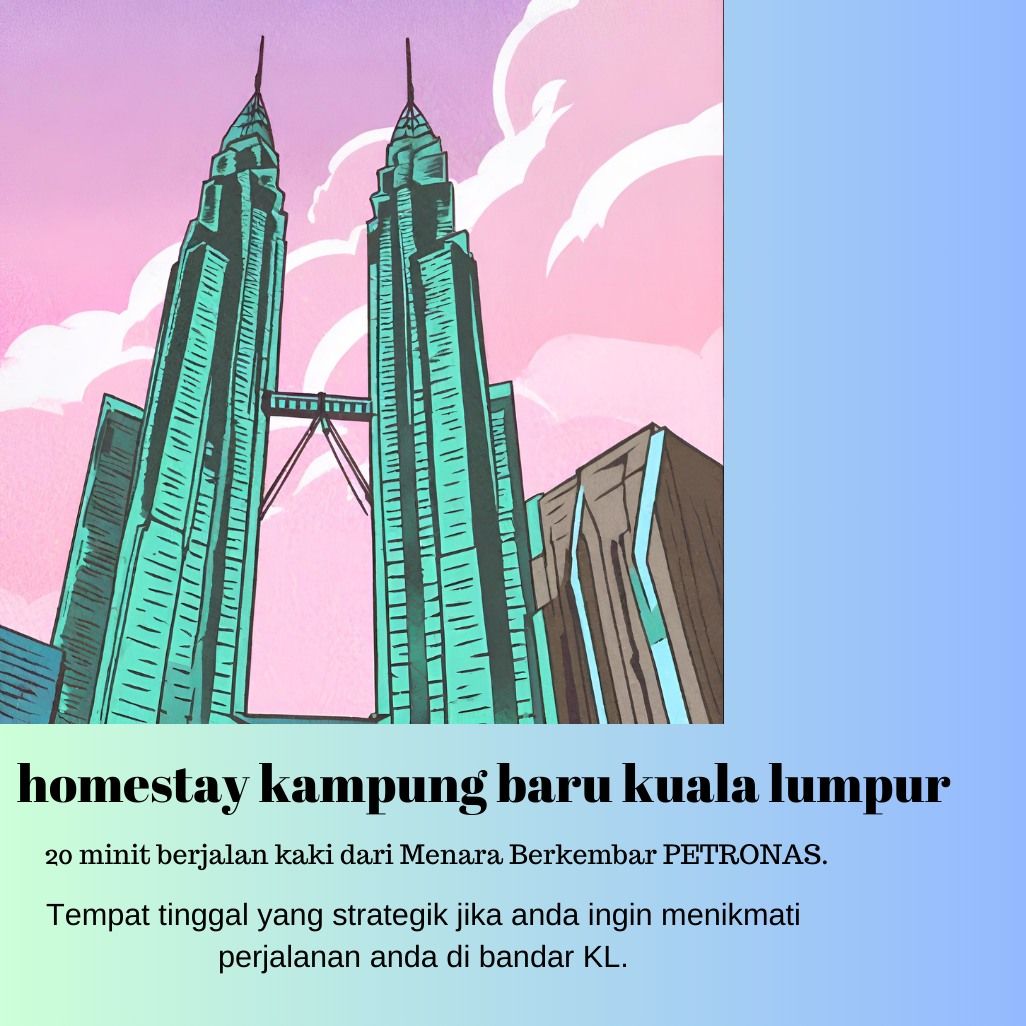 DISKAUN HINGGA 80%!!, Homestay Kampung Baru Kuala Lumpur