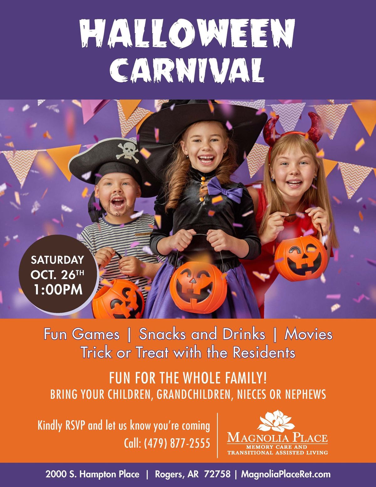 ?? Halloween Carnival at Magnolia Place ??