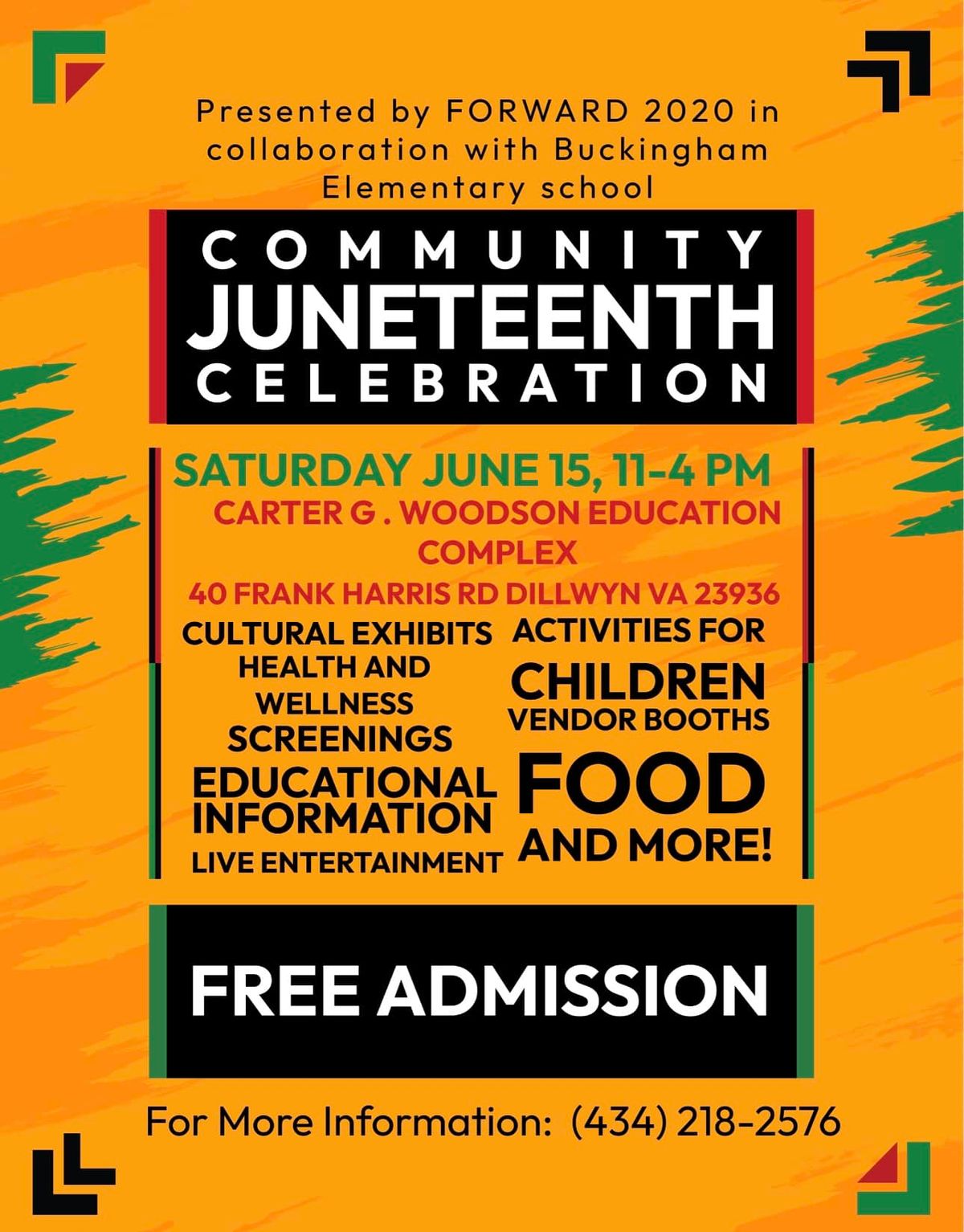 5th Annual Juneteenth Celebration, Carter G. Woodson Middle School 