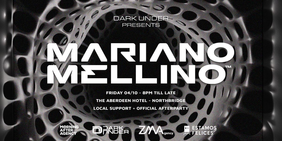 Dark Under presents MARIANO MELLINO