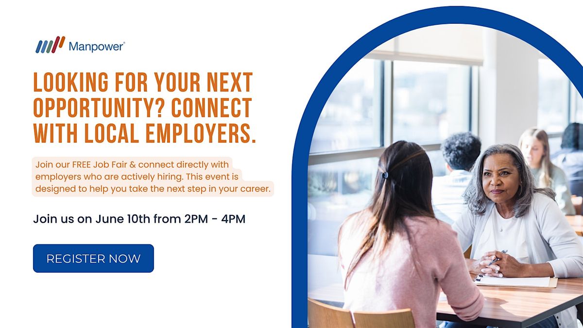 FREE Job Fair Hosted By Manpower Alberta