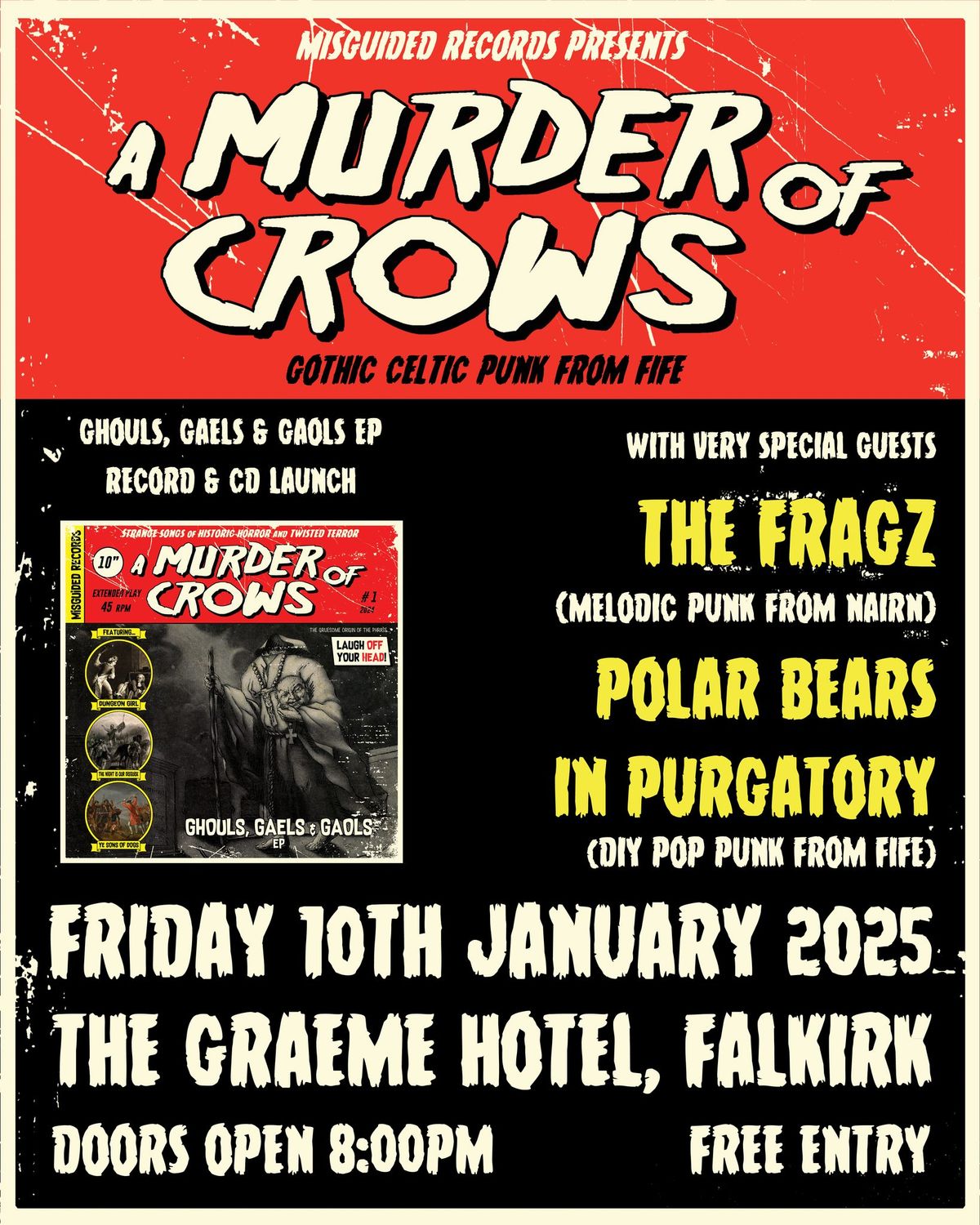 A Murder of Crows - EP Launch Graeme Hotel, Falkirk