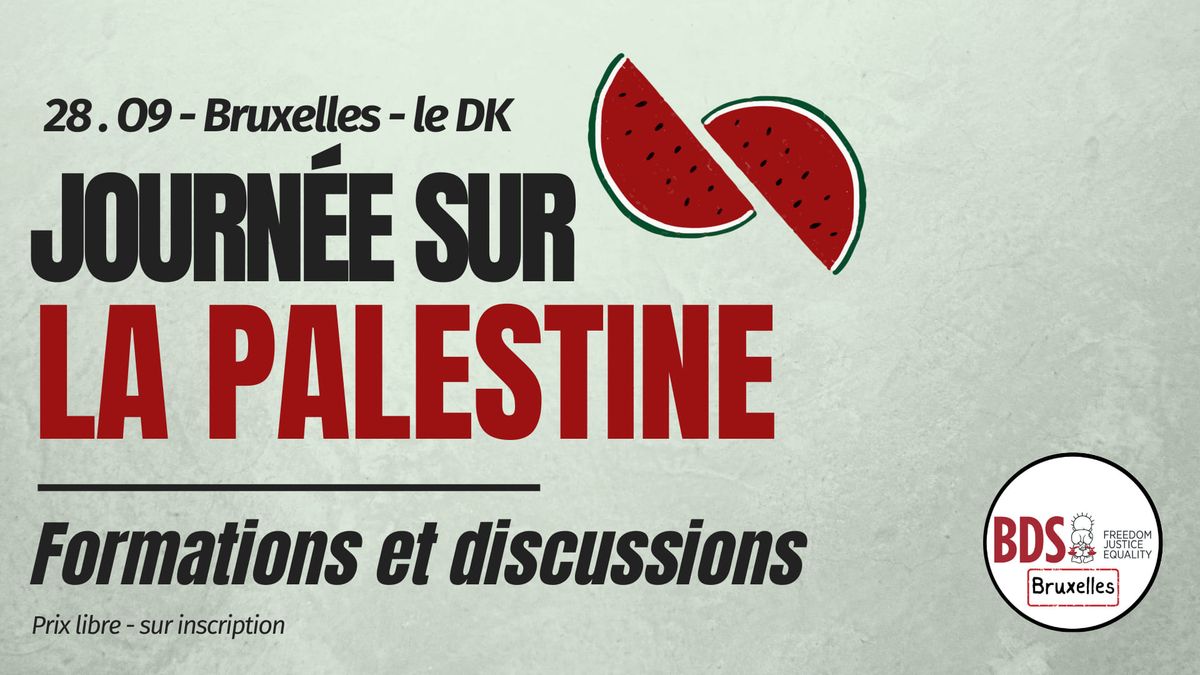 Journ\u00e9e de formation sur la Palestine et sur le mouvement BDS 