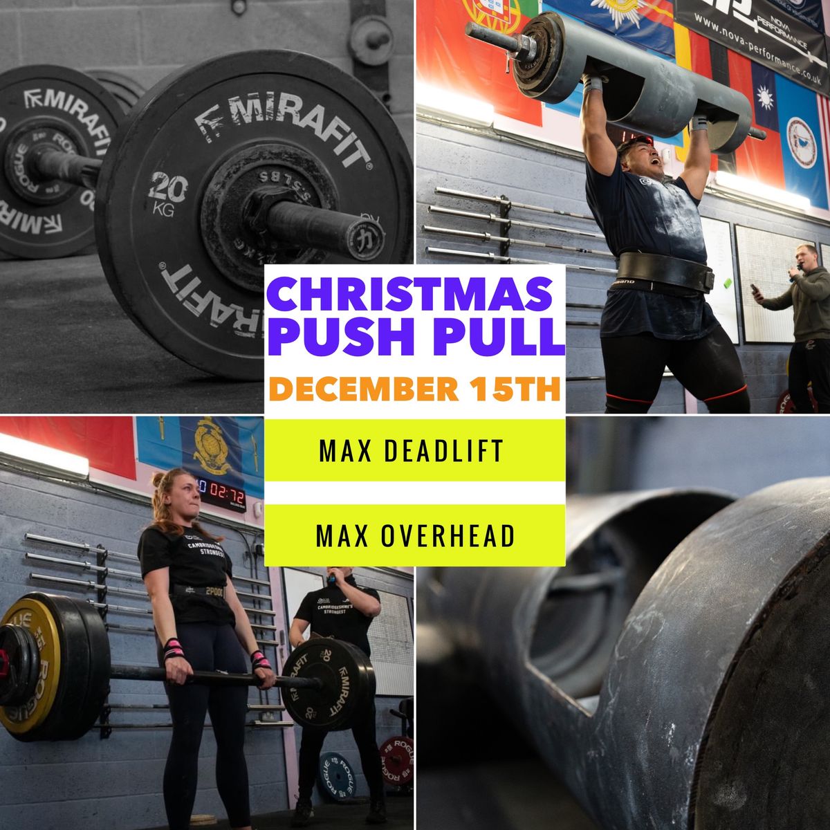 Cambridge Strength Promotions - Christmas Push - Pull