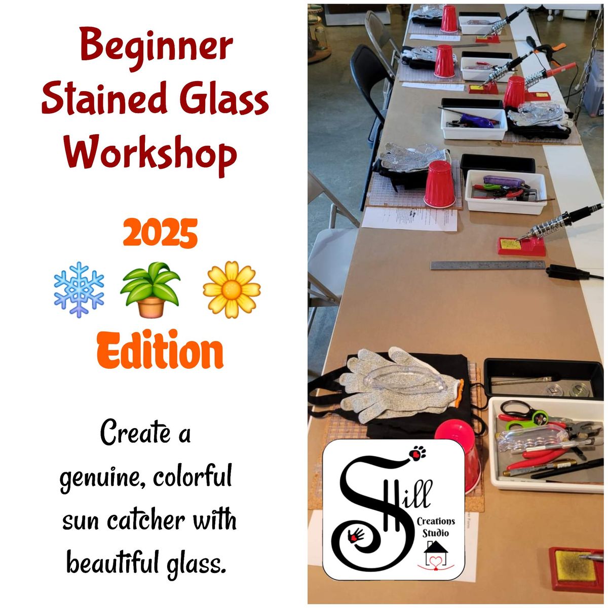 Beginner Stained Glass Workshop 