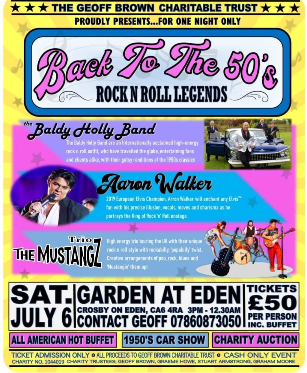 Back to the 50s Rock n Roll Legends show