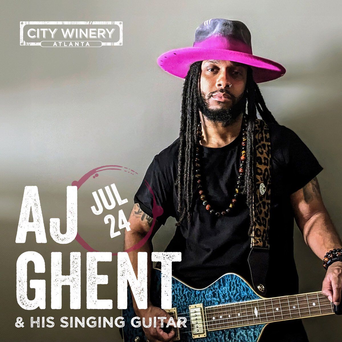 AJ Ghent and His Singing Guitar at City Winery - Atlanta