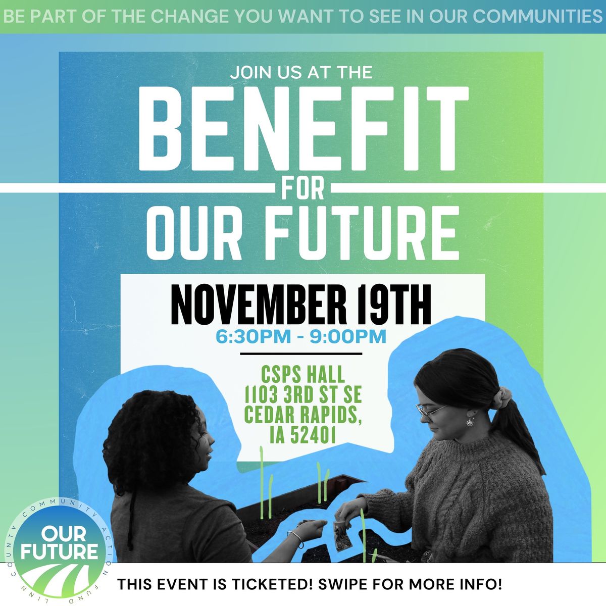 Benefit for Our Future - Annual Fundraiser