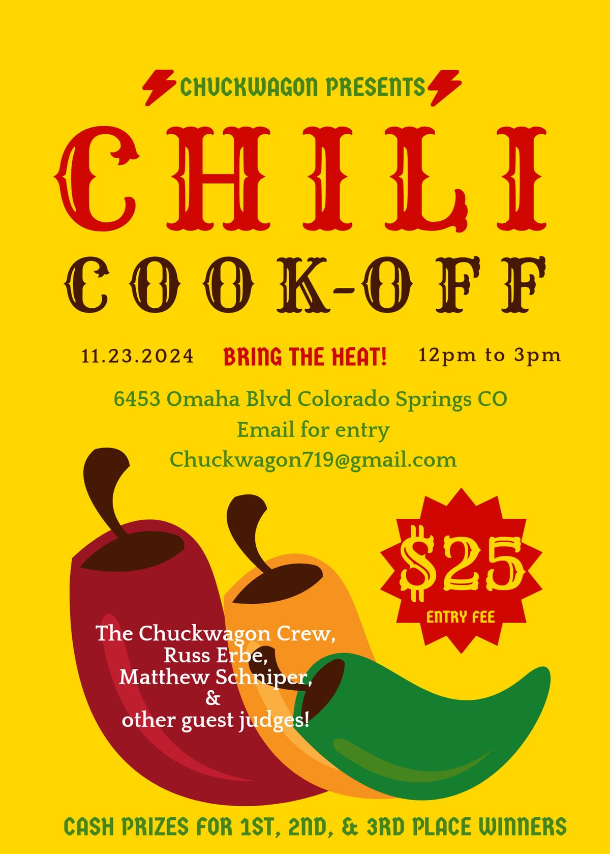 1st Annual Chuckwagon Chili Cookoff 