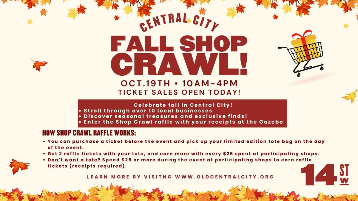 Central City Fall Shop Crawl