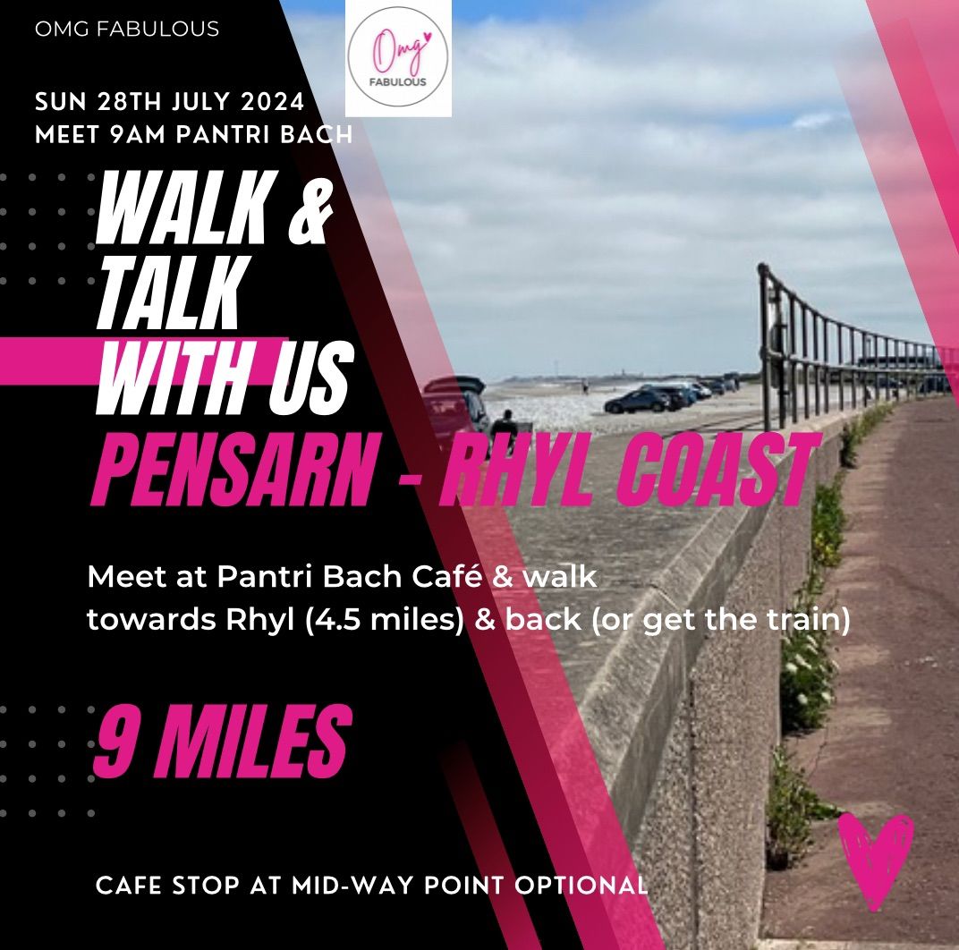 Walk & Talk Pensarn to Rhyl & back (optional)