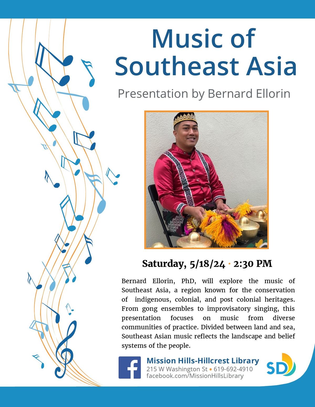 Music of Southeast Asia: Presentation by Bernard Ellorin