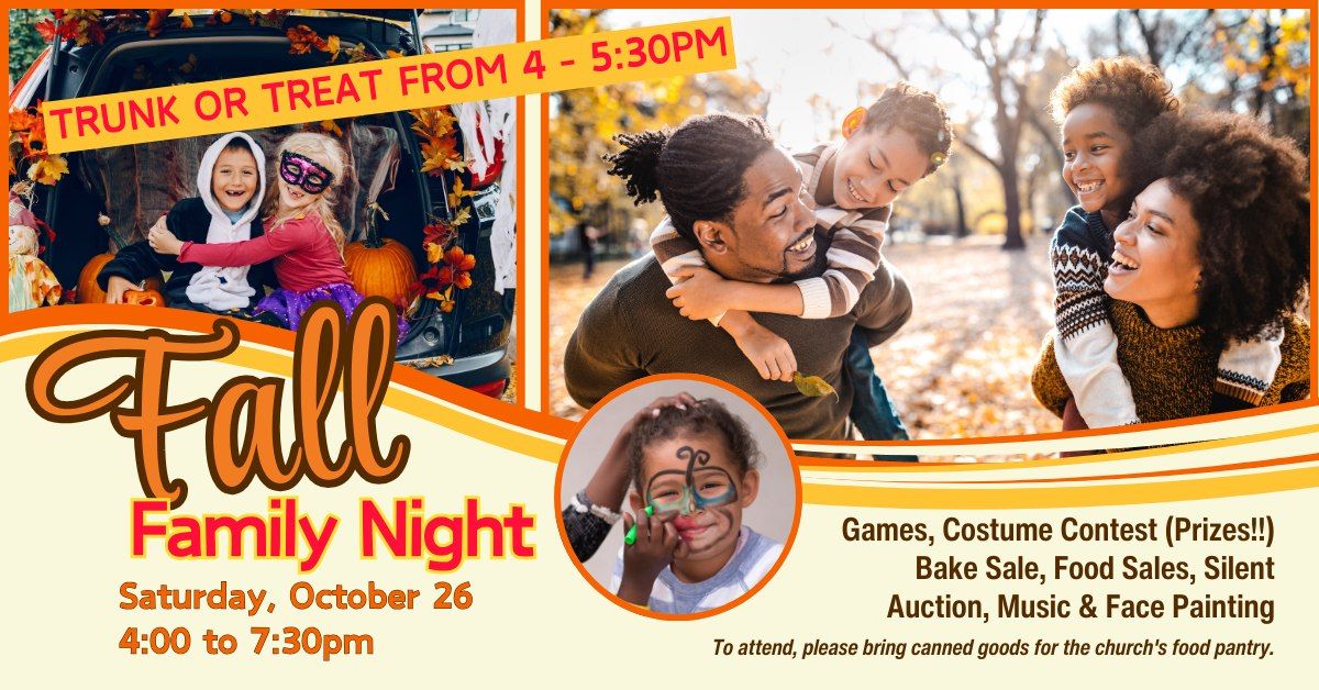 Fall Family Night & Trunk or Treat