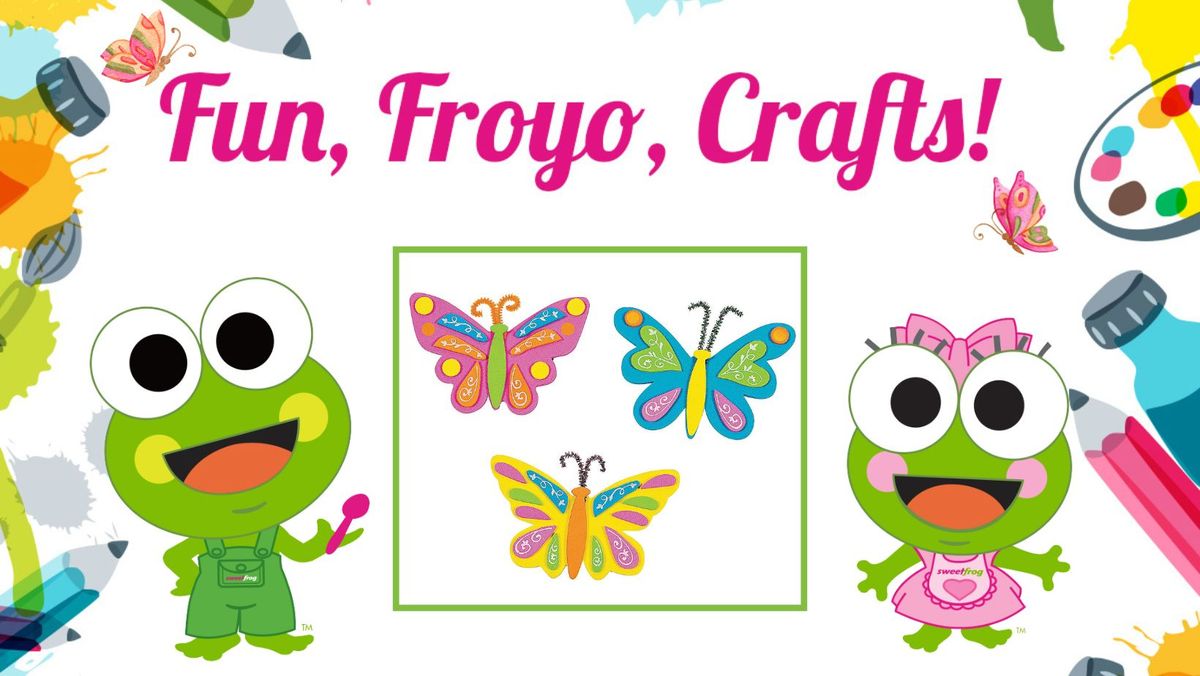 Free Butterfly Magnet Craft at sweetFrog Catonsville