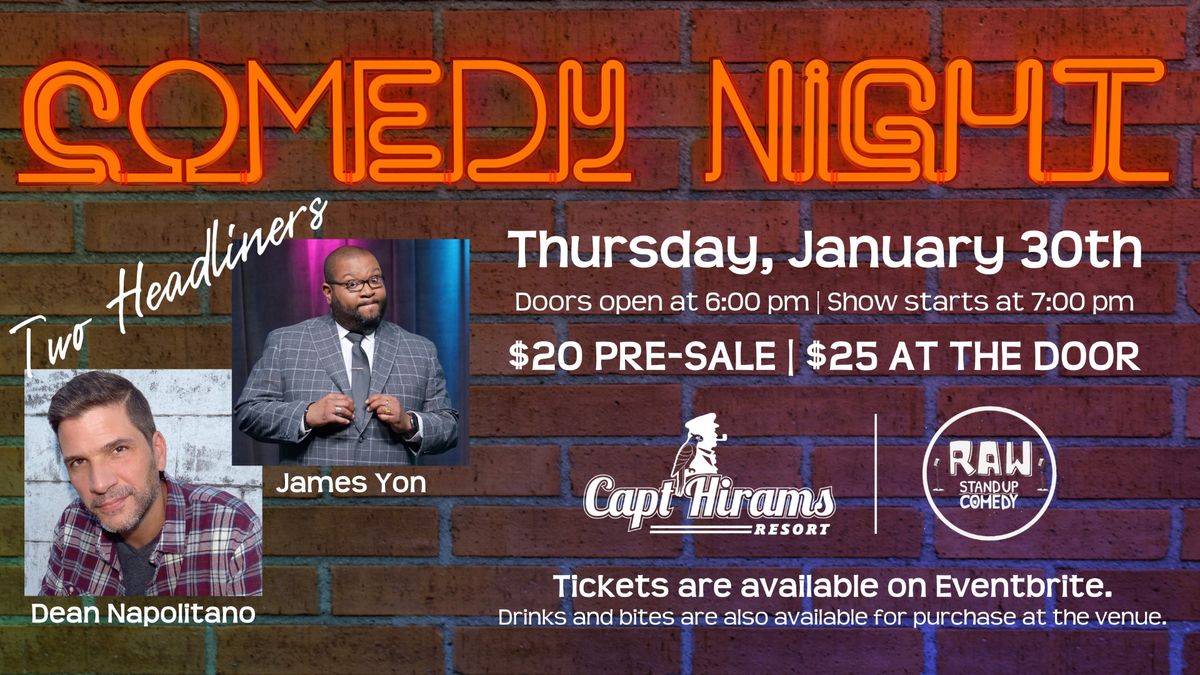 Comedy Night at Capt Hirams Resort