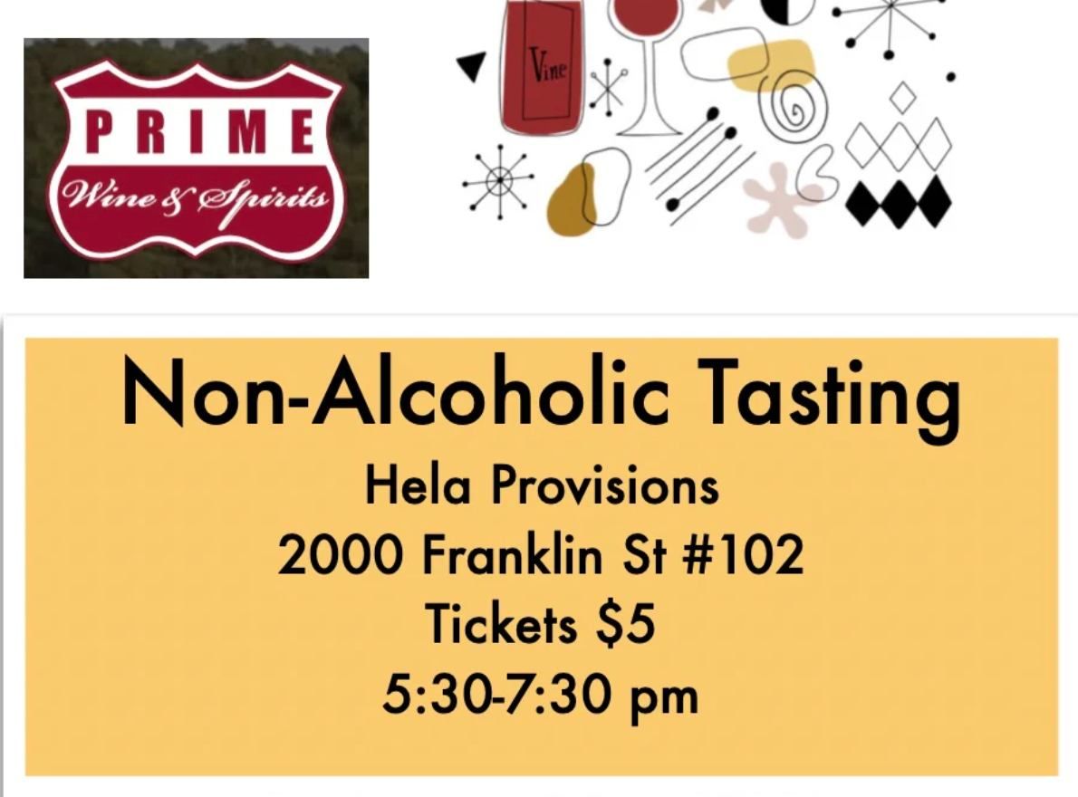 Prime's Non-Alcoholic Tasting Event