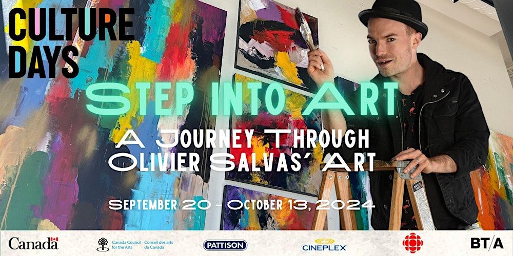 Step into Art : A Journey Through Olivier Salvas\u2019 Contemporary Art for Culture Days