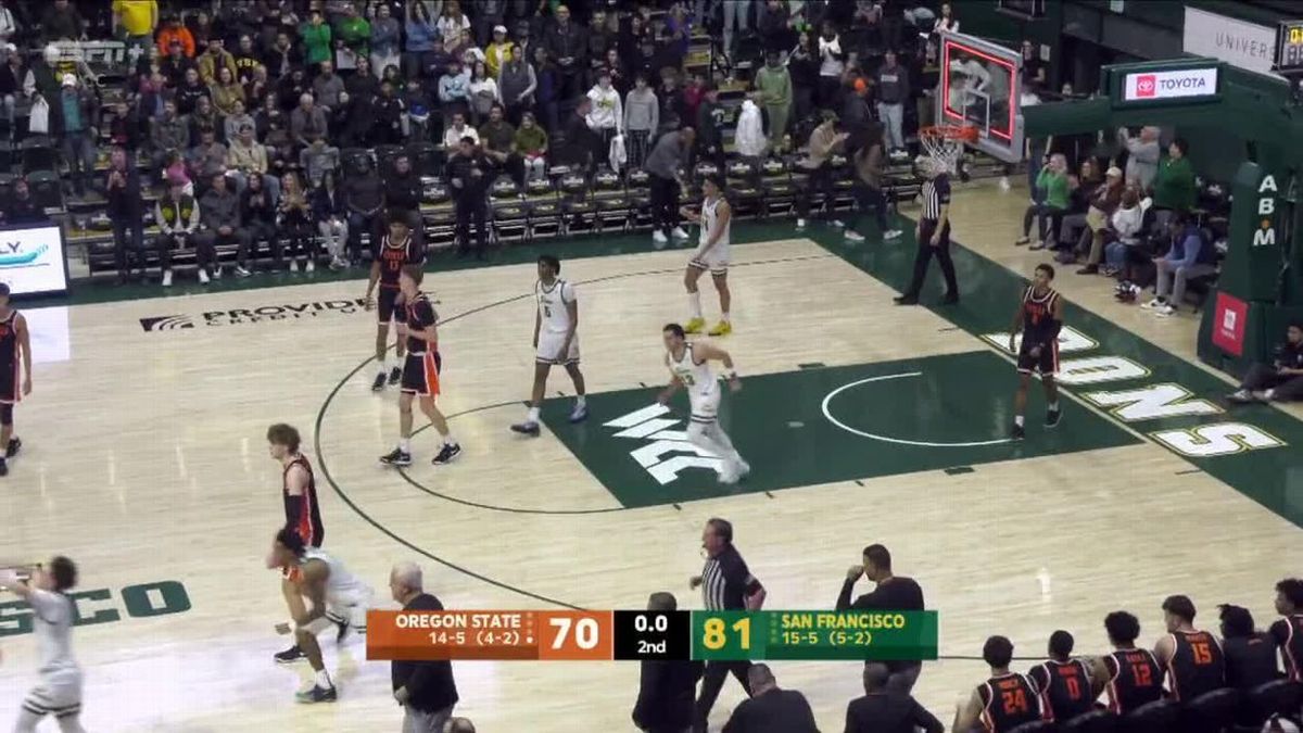 San Francisco Dons at Oregon State Beavers Mens Basketball